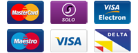 We accept most major Credit and Debit Cards